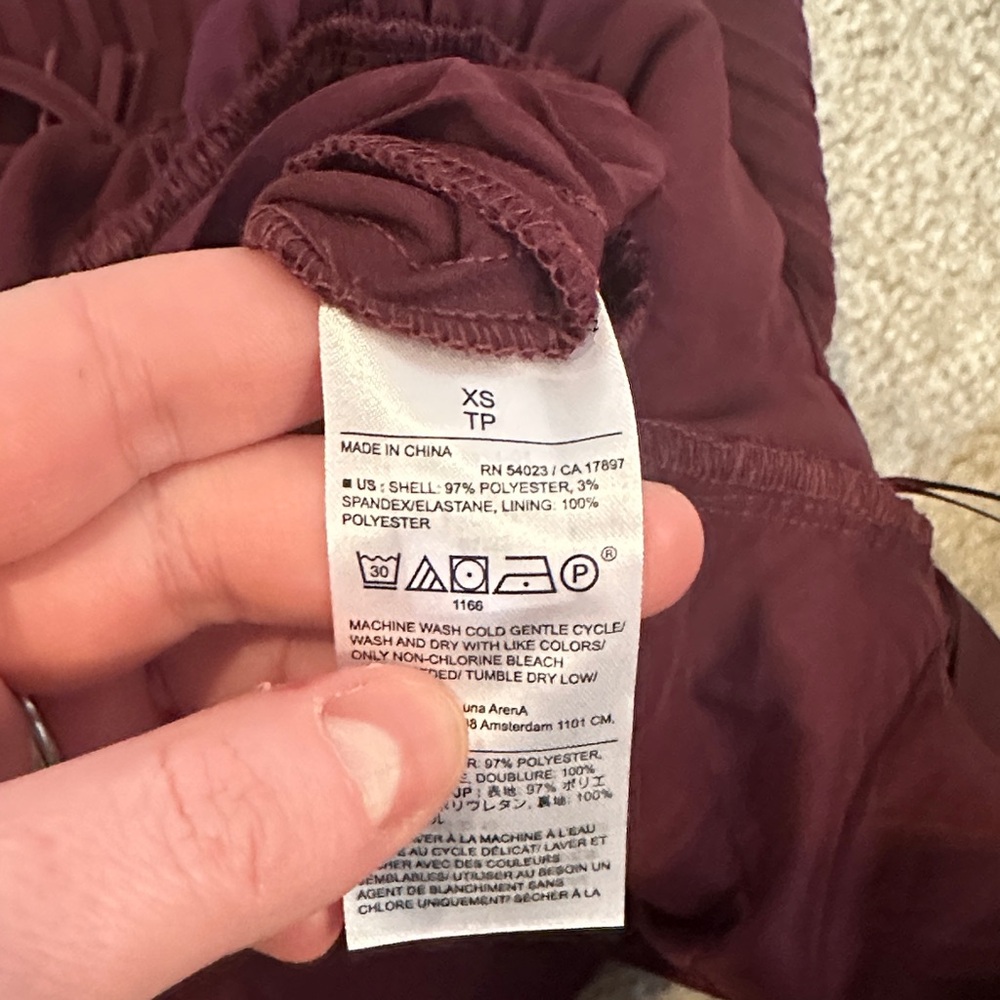 Banana Republic Dark Cherry Pleated Camisole - Picture 6 of 6